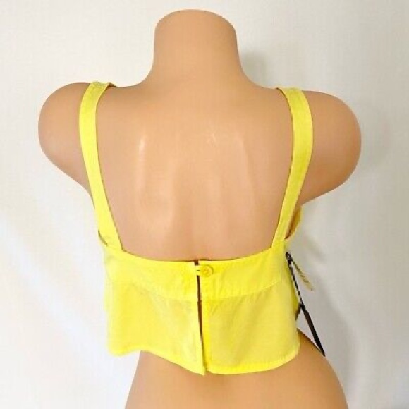 Wilfred free pasha yellow flowy crop - Picture 2 of 7